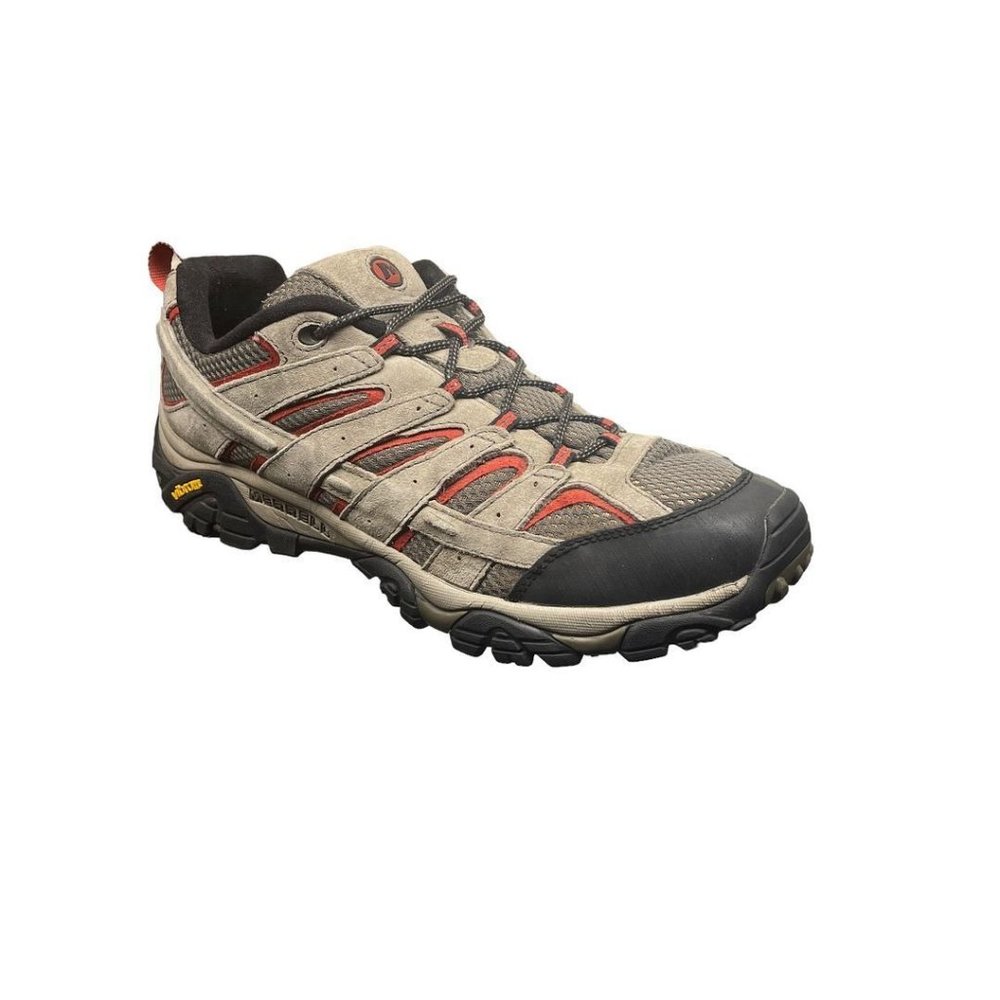 Merrell Mens Moab 2 Grey Suede Lace-up Trail Hiking Boots Shoes Size 13